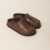 Mule MAITE choco de cuero vacuno, foto 3 – COCÓSHOES