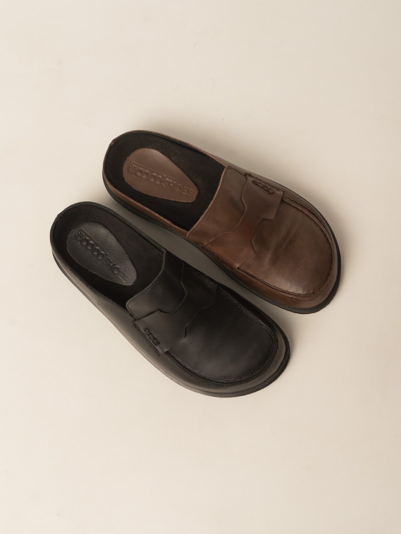 Mule MAITE de cuero vacuno – COCÓSHOES