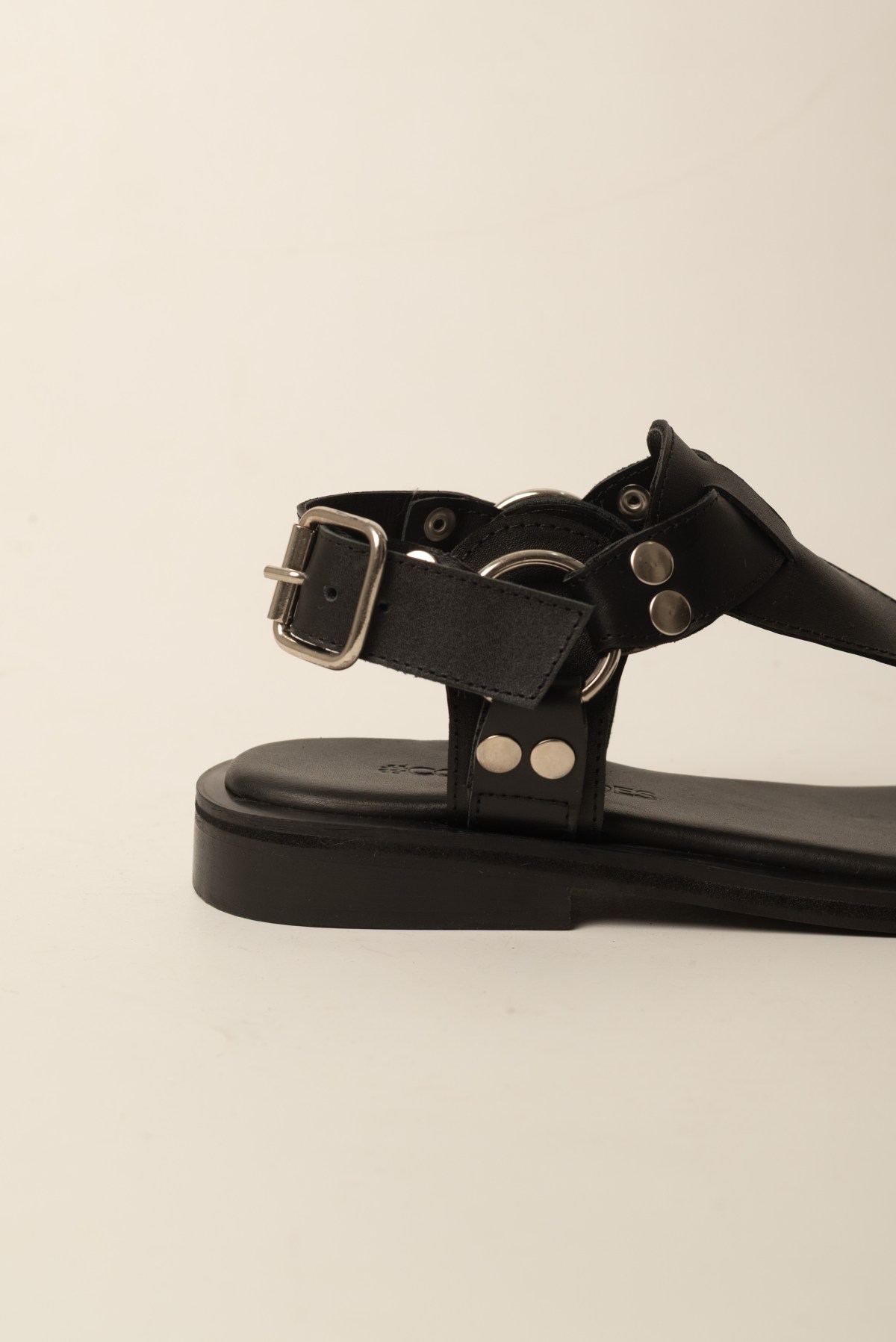 Sandalia CHIARA negro de cuero vacuno, foto 3 – COCÓSHOES