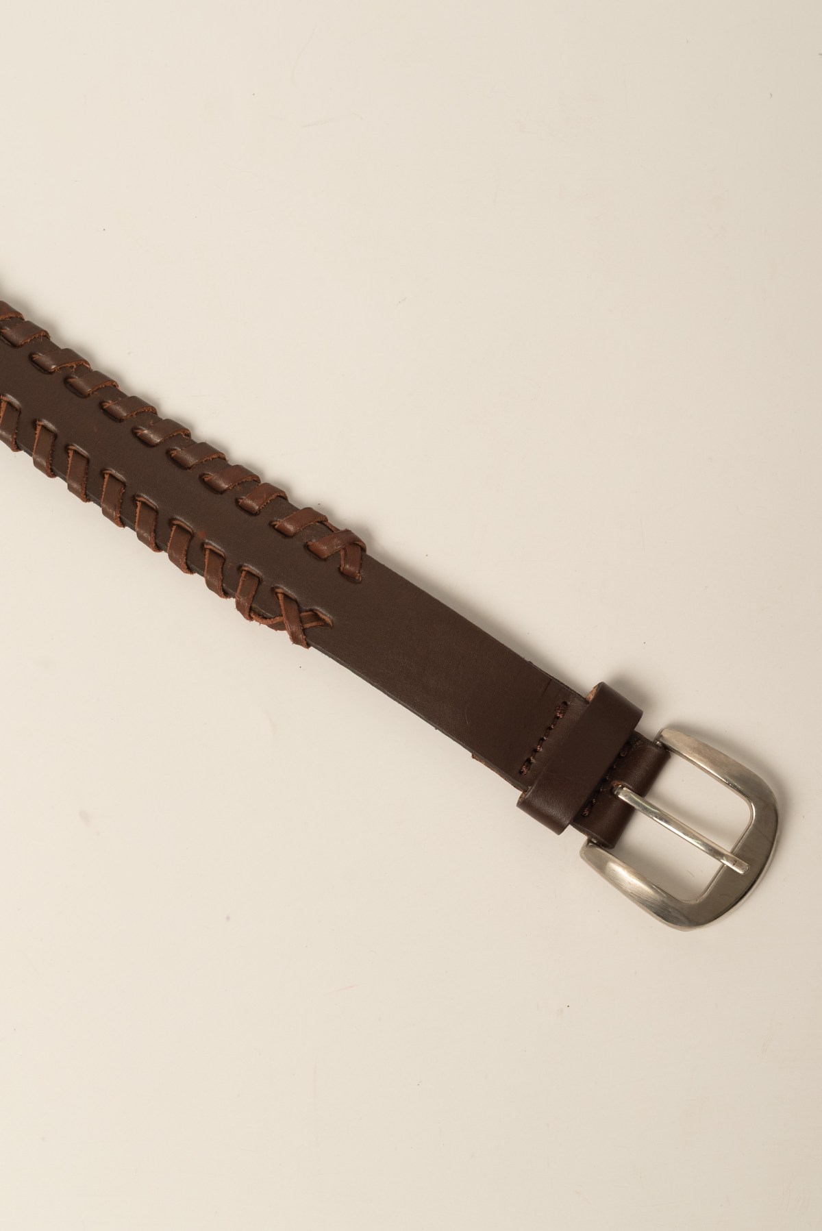 Cinto ALBA choco de cuero vacuno, foto 2 – COCÓSHOES
