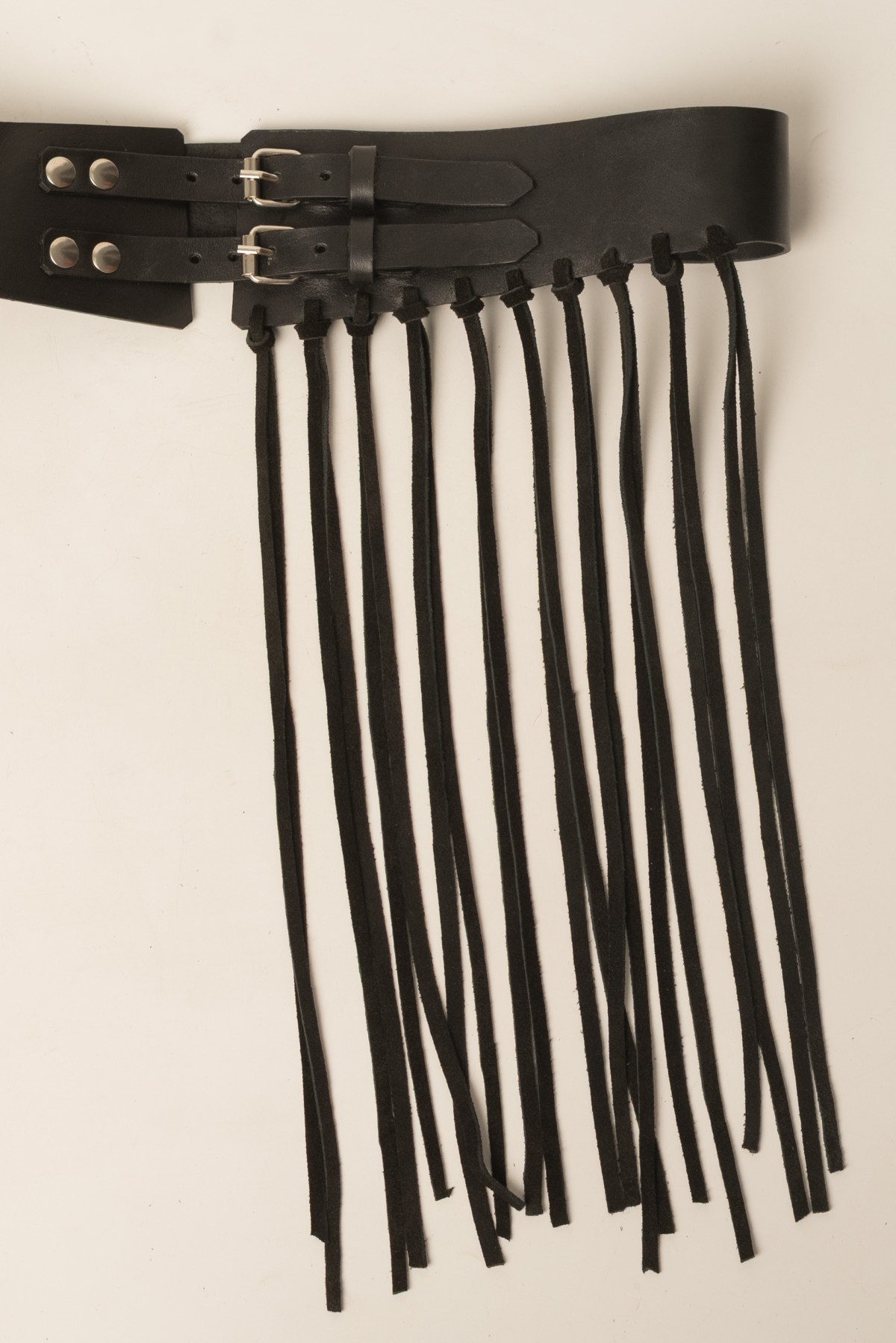 Cinto KENDALL negro de cuero vacuno, foto 2 – COCÓSHOES