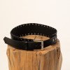 Cinto MARGOT negro de cuero vacuno, foto 2 – COCÓSHOES