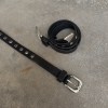 Cinto MIA negro de cuero vacuno, foto 3 – COCÓSHOES